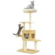image 1 of COSTWAY 4 Levels Cat Tree Tower Cat Climbing Activity Center