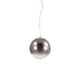 image 1 of Mapa 1 Light Globe Ceiling Pendant Chrome Shade