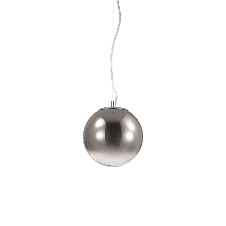 image 1 of Mapa 1 Light Globe Ceiling Pendant Chrome Shade