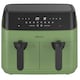 image 2 of EMtronics 9 Litre Digital Double Basket Air Fryer - Sage Green