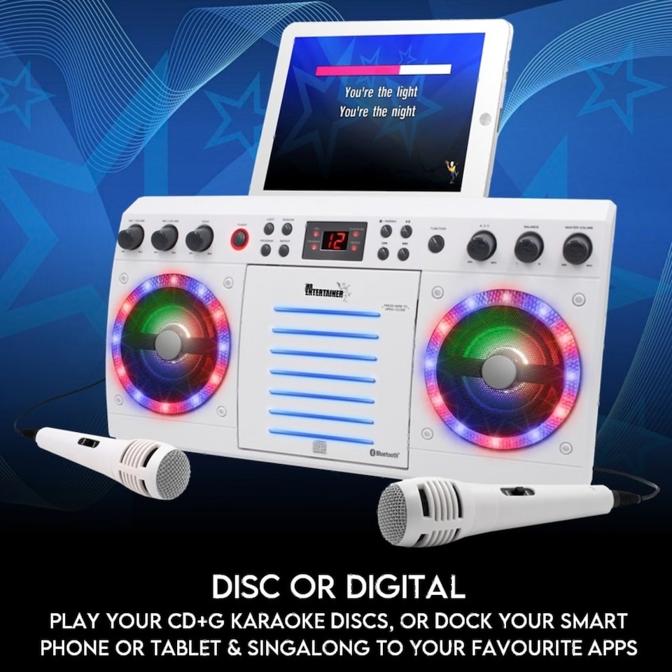 image 1 of Mr Entertainer Beatbox CD+G Karaoke Machine
