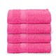 image 1 of OHS 4 x Luxury 100% Cotton 500GSM Bathroom Face Cloth Towel Pink | Bright Pink | Face cloth