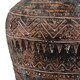 image 3 of 40cm x 32cm Aztec Large Composite Textured Vase Composite Plant Pot