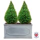 image 1 of Faux Lead Chelsea Trough Light Stone Garden Planter W30 H30.5 L71 cm, 64 ltrs Cap.