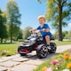 image 2 of AIYAPLAY Kids Electric Ride On Car, 12V Battery Powered Ride On ATV with MP3 Player, Horn, 2 Speeds, LED Lights, 3 Wheeler Electric Vehicle Toy Car for Boys & Girls Ages 3-8 | Black