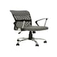 image 1 of Interiors by Premier Fenix Grey Home Office Chair With Chrome Arms