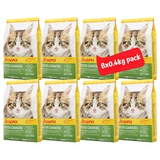 Josera Kitten Grain-free complete food | Growing kittens | Pregnant & nursing mothers | Optimal development | Omega 3 | Anti-Hairball | Skin & Coat | 8x0.4kg