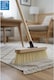 image 3 of Sweeping Brush Indoor Kitchen Broom with Soft Crimped Synthetic Bristles and Wooden Handle
