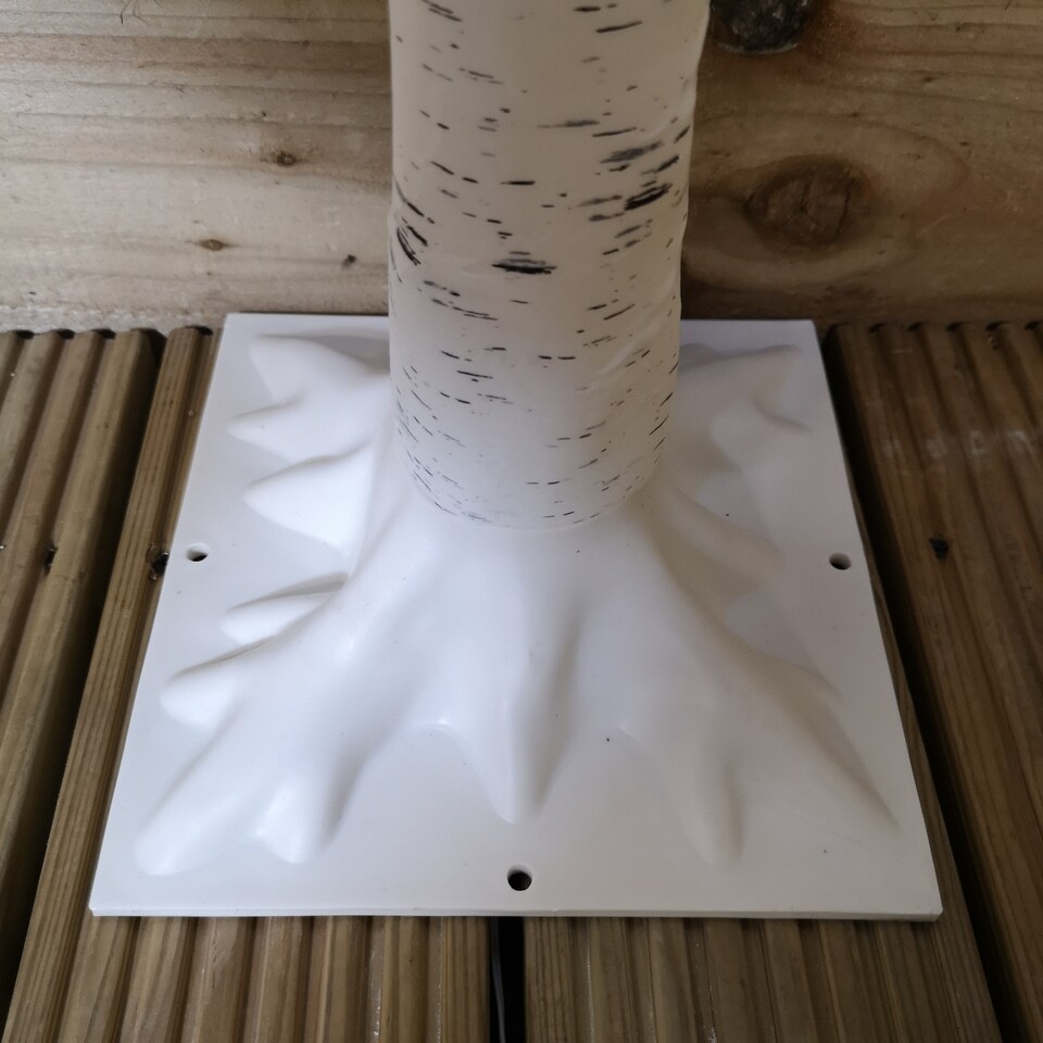 image 1 of 1.8m (6ft) Indoor Outdoor Christmas Lit Birch Tree with 80 Ice White LEDs