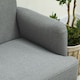 image 6 of HOMCOM 2 Seater Sofa with 21cm Thick Padding and Wood Legs, Grey