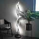 image 3 of Living and Home Double-helix LED Floor Lamp - 42W | Black