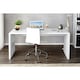 image 5 of Furniturebox Enzo White High Gloss Computer Office Desk