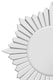 image 4 of Sunburst All Glass Modern Design Round Mirror 80 x 80 CM | Multi