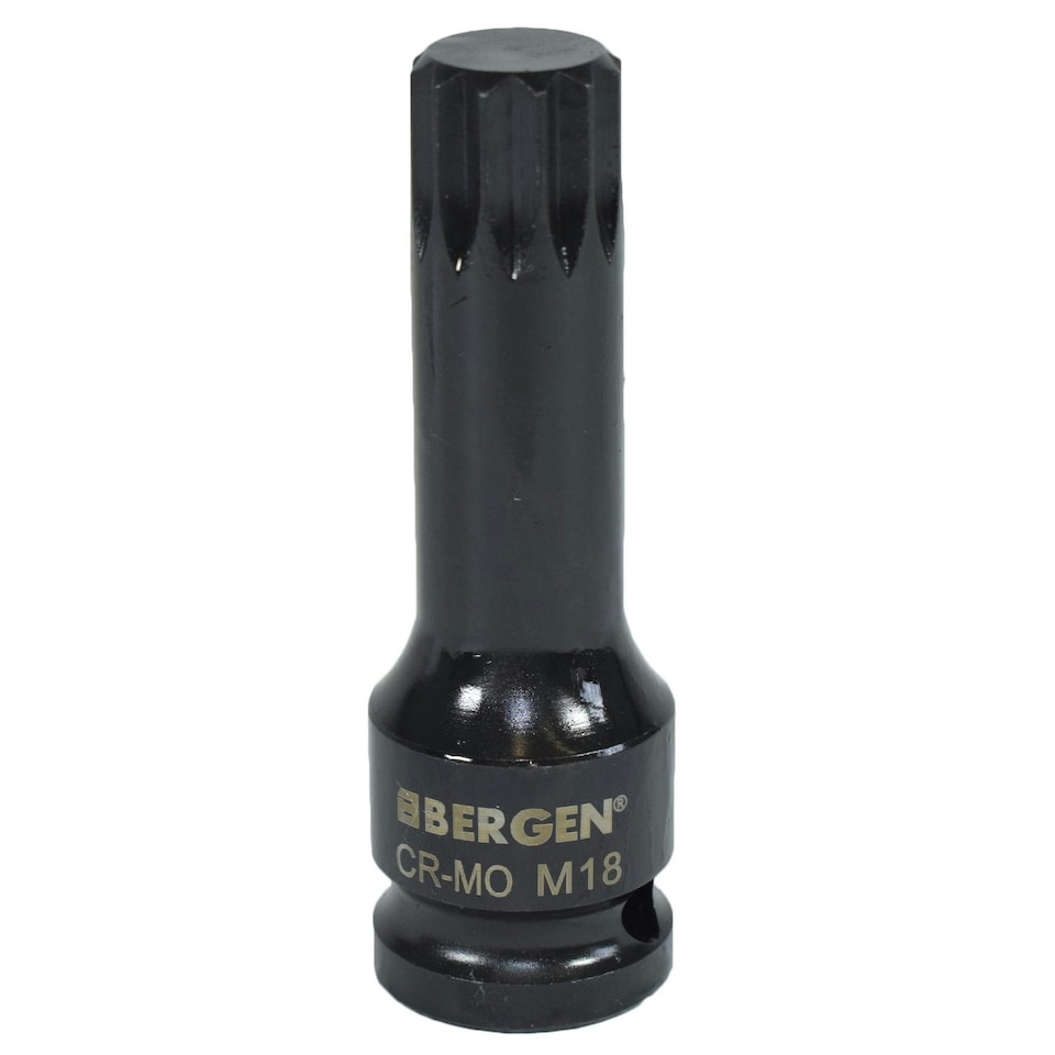 image 1 of M18 x 78mm 1/2" Drive Extra Long Impact Spline Socket For VAG Bergen