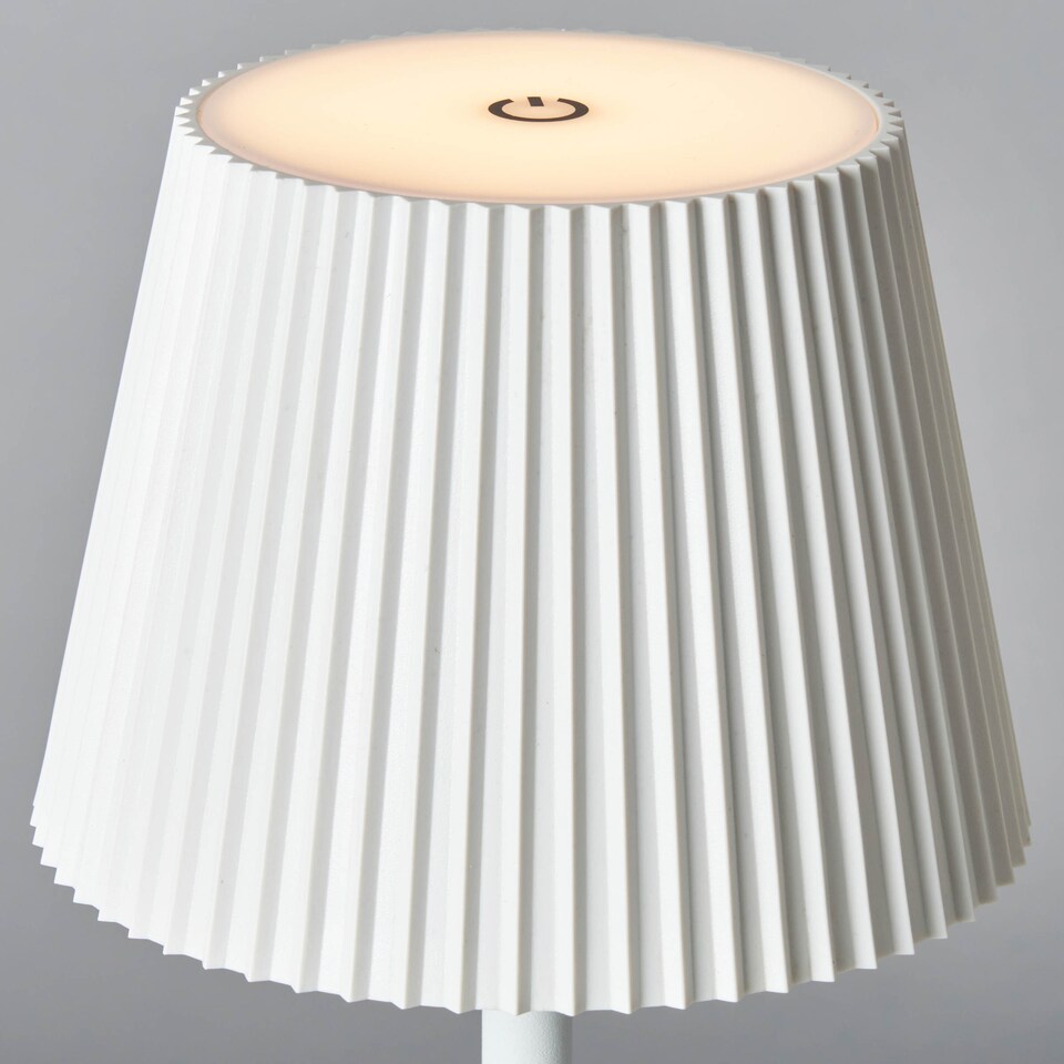 image 1 of BHS Esther Rechargeable Table Lamp | White | White | 1
