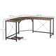 image 6 of HOMCOM Corner L-Shape Computer Desk Gaming PC Workstation for Home Office