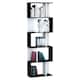 image 1 of HOMCOM 5-tier Bookcase Storage Display Shelving S Shape design Unit