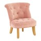 image 2 of Premier Kids Chair, Comfortable Seating Indoor Chair, Easy to Clean Bedroom Chair, Adjustable Velvet Chair