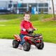 image 2 of HOMCOM 6V Kids Electric Ride on Car Toddler Quad Bike ATV for 18-36 month Red