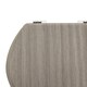 image 3 of Interiors by Premier Grey Wood Toilet Seat, Oval Toilet Seat With Scratch-Resistant Veneer Lid, Ideal For Closet Seat Replacement