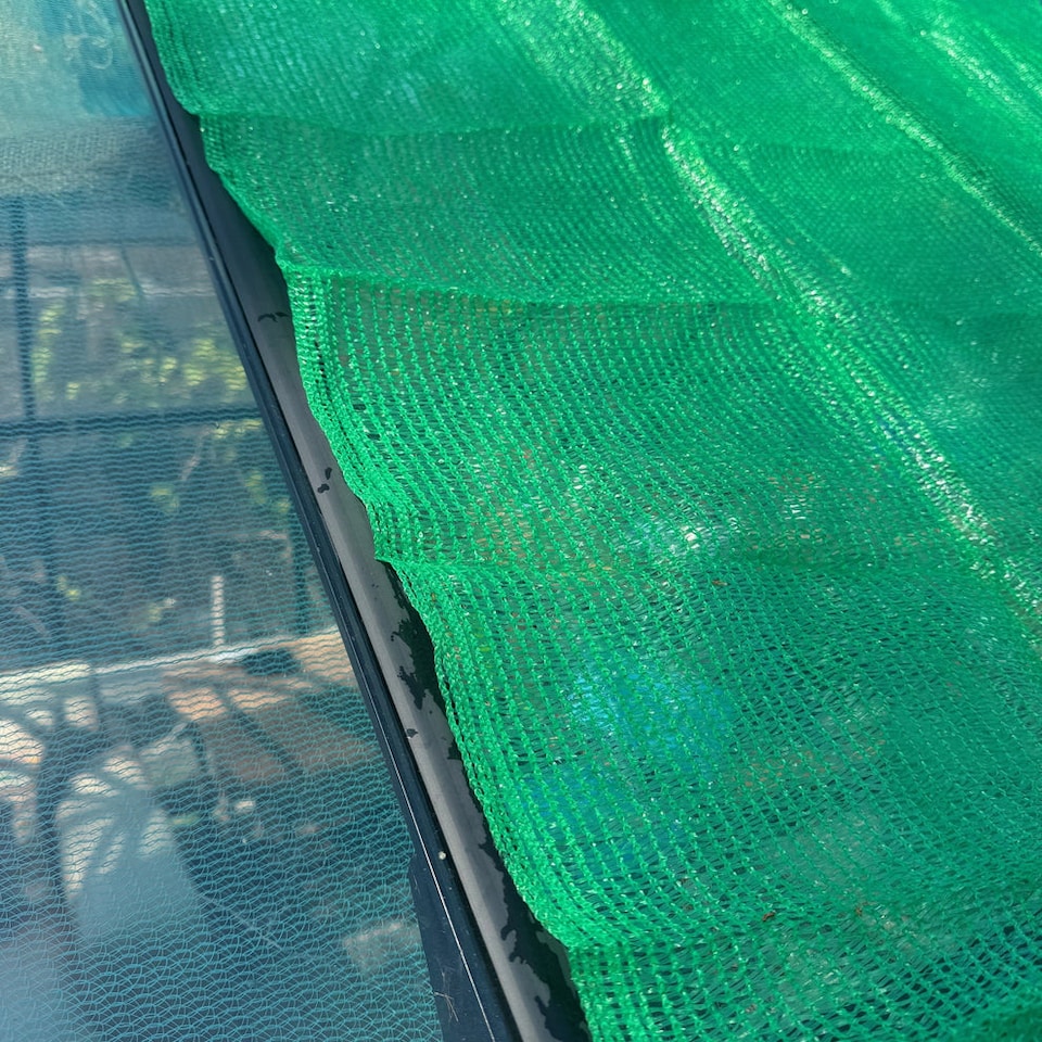 image 1 of Greenhouse Sun Shade & Privacy Screen Net (2.5m x 1.2m)
