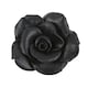 image 1 of Something Different Resin Rose Incense Stick Holder - Black - One Size
