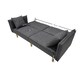 image 6 of Finnley Two Seat Grey Sofa Bed - Grey