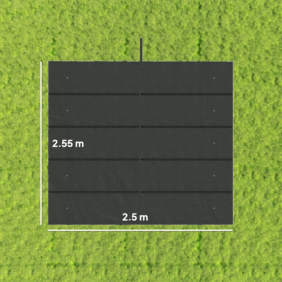 image 1 of Outsunny Pergola Cover Replacement Canopy Top Only 84C-372V00CG