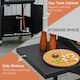 image 5 of Outsunny 3 Burner Gas Grill 8.7 kW Portable Barbecue Trolley w/ Shelves