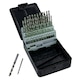 image 2 of Metric HSS G Drill Bit Set Split Point Drills in 0.1mm Increments 1mm - 6mm 51pc