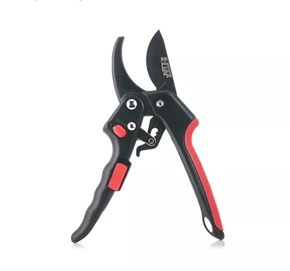 image 1 of S-FIXX Heavy-Duty 2-in-1 Ratchet Secateurs, Bypass Secateurs & Garden Pruning Shears