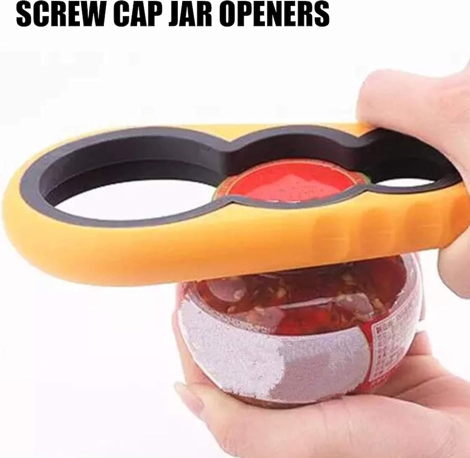 image 1 of 6Pcs Kitchen Storage Canister Jars with Can Opener Airtight Bamboo Lid Tea Coffee Sugar Bread Tins Set