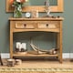 image 4 of Corona Console Table 2 Drawer Mexican Solid Pine Hall End