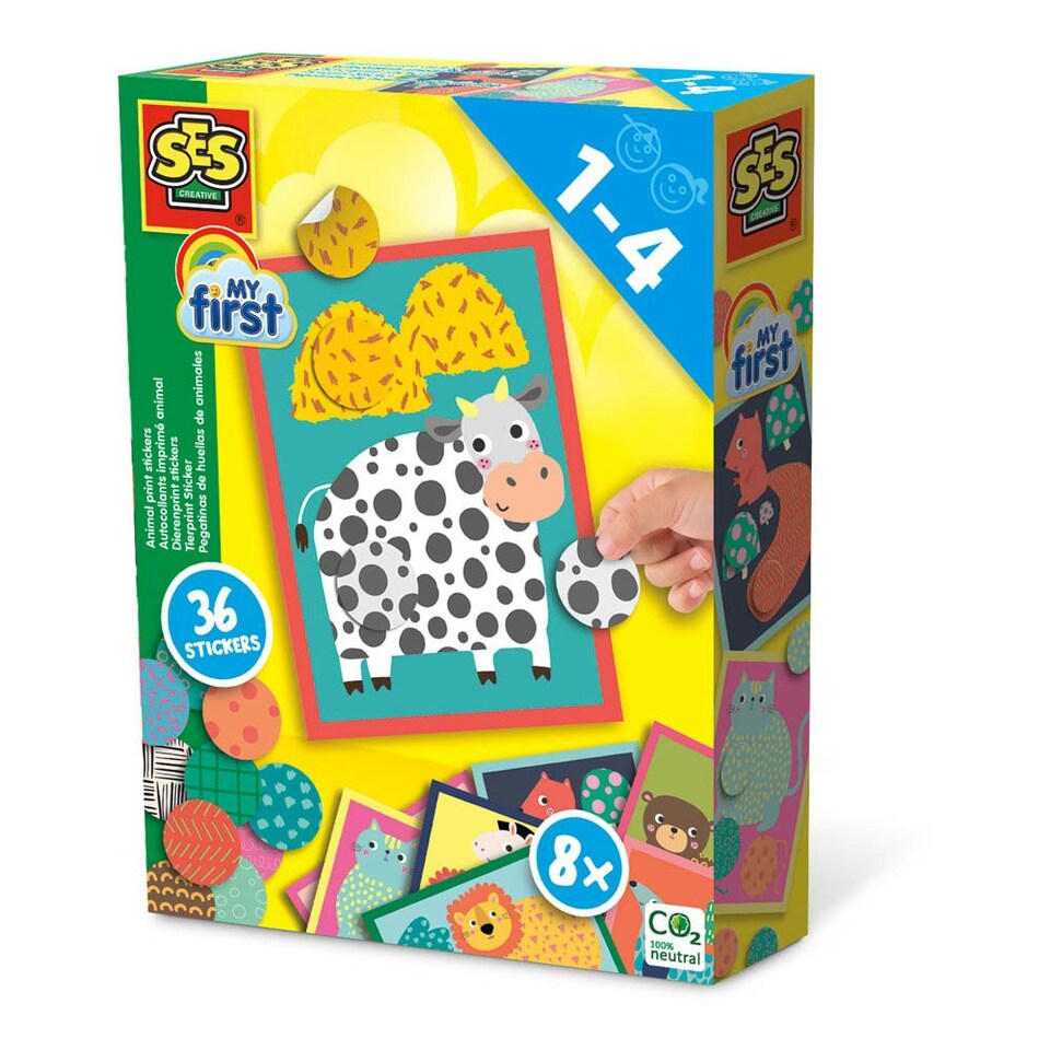 image 1 of SES CREATIVE Children's My First Animal Print Stickers