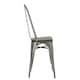 image 4 of Fusion Dining Chair in Metal in Gun metal, 2 pieces Grey | Gun colour