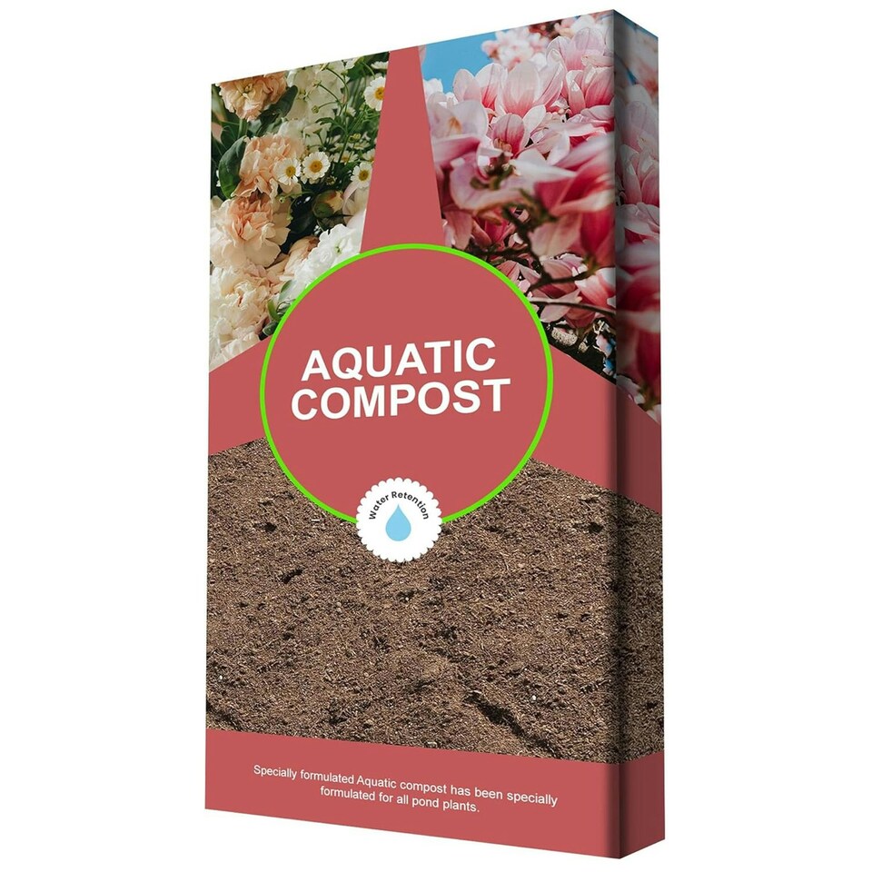 image 1 of 2 x 20 Litres Aquatic Compost Nutrient-Rich Feed Soil With Loam & Grit