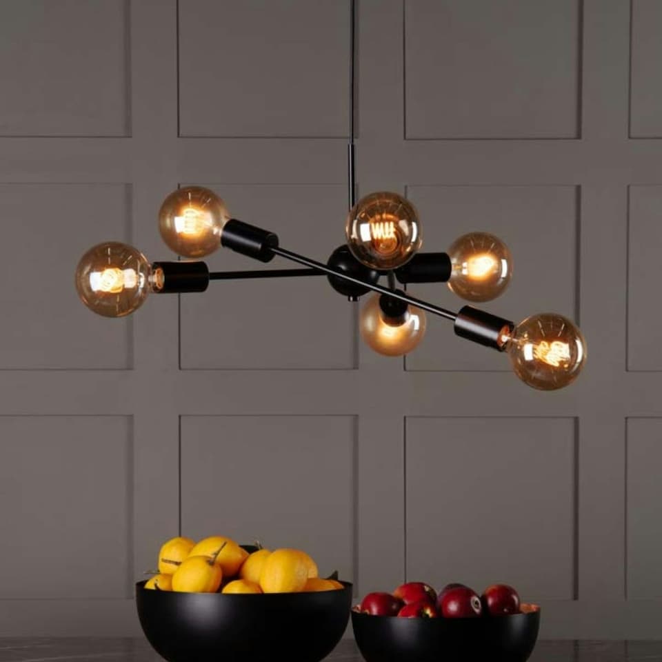 image 1 of Benji Matt Black Ceiling Pendant