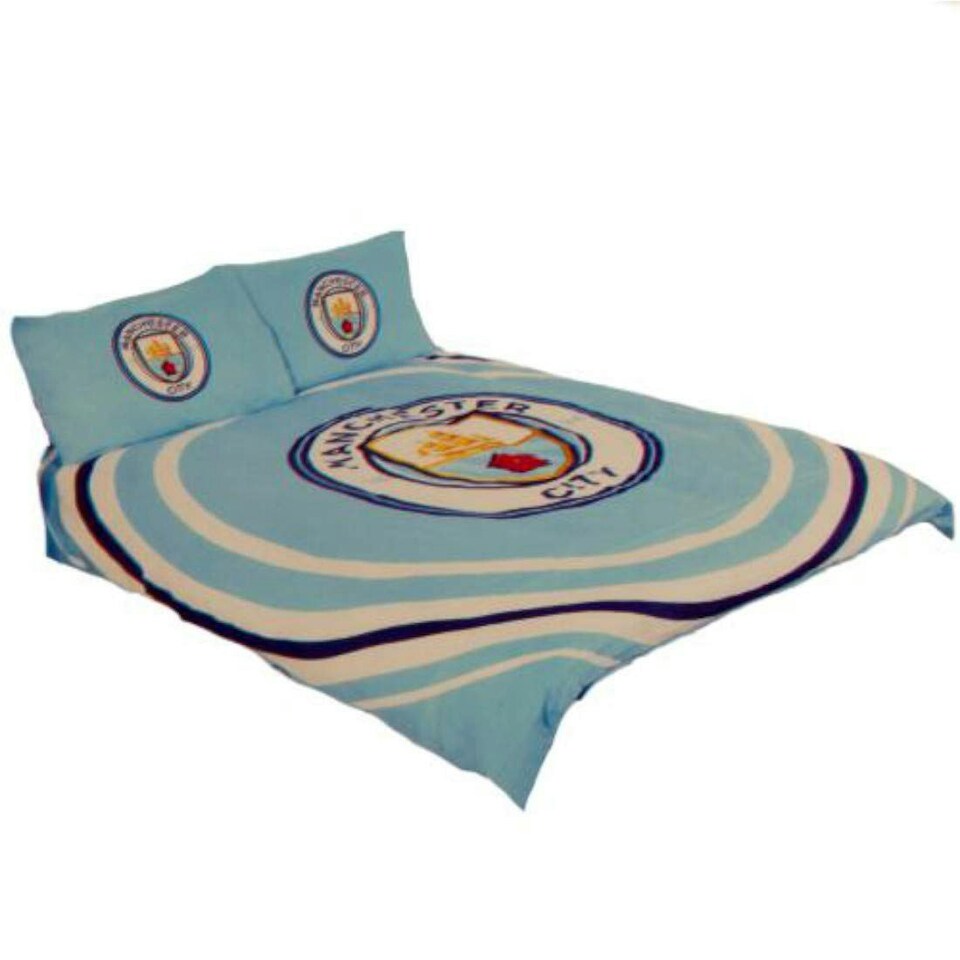 Manchester City Reversible Pulse Double Duvet Set - Manchester City - 16819 N/A | One Size