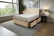 image 1 of Sarah Plush Bed Set With Mattress, 2 Drawers Same Side & 24"Headboard