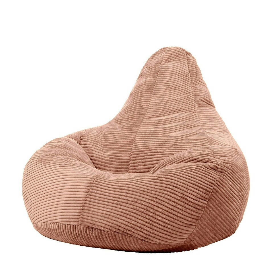 image 1 of icon Dalton Medium Beanbag Corduroy Dawn Pink Pink