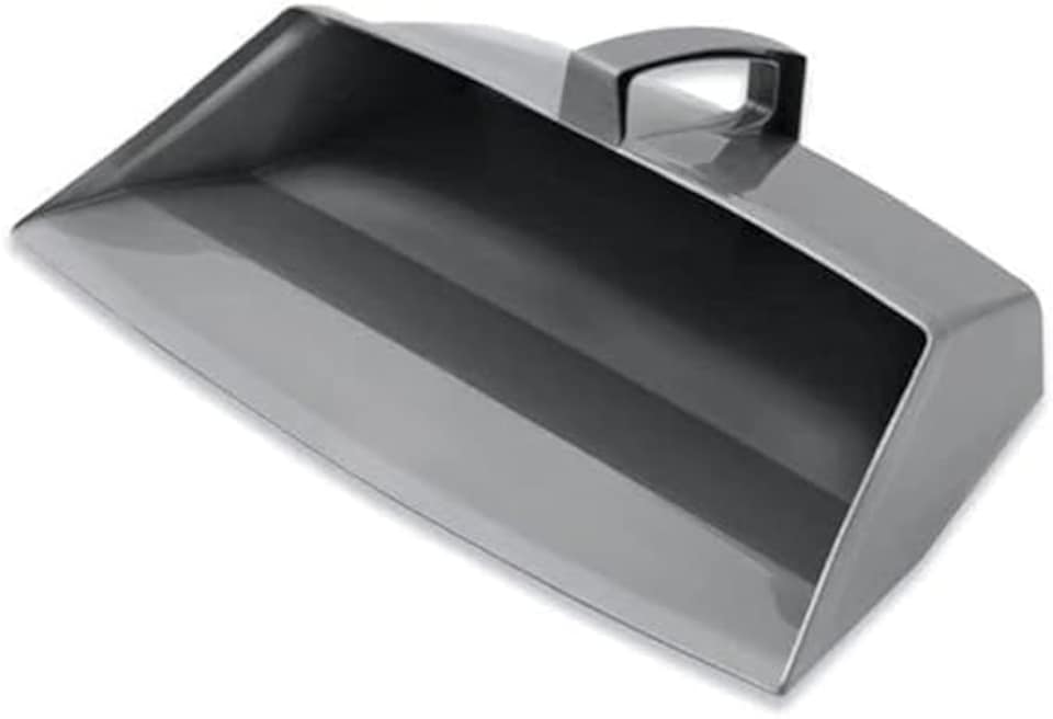 image 1 of Addis Closed Dustpan w/ Handle, Metallic N/A