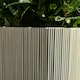 image 5 of Primrose Garden Round Flower Pot Ridged Planter White 38 x 38 x 38 cm