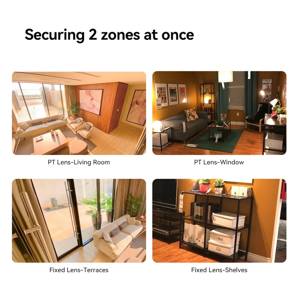 image 1 of IMOU Ranger Dual Indoor Cam- Indoor Dual Lens Pan & Tilt Smart Wi-Fi Plug-In Security Camera