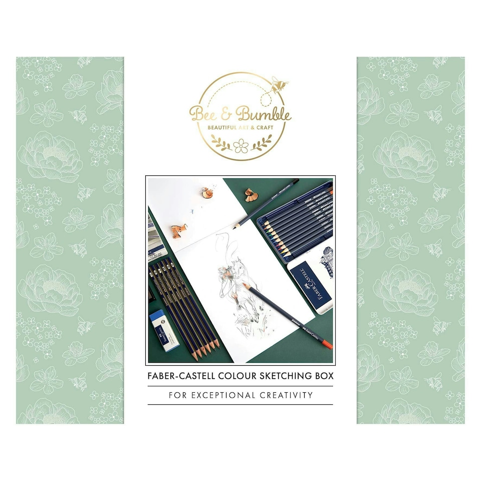 image 1 of Bee & Bumble Bee & Bumble Faber-Castell Colouring, Multicoloured, Single Craft Kit