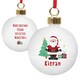 image 5 of Personalised Santa Bauble