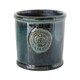 image 1 of Kew Reactive Glaze Planter - Ceramic - L18 x W18 x H17 cm - Emerald Green