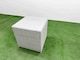 image 4 of Fimous PE Wicker Rattan Furniture Sofa Sets with Oblong Coffee Table Love Sofa 4 Stools 2 Side Table Light Grey Mixed