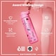 image 6 of Leak Proof Slim Water Bottle, Stainless Steel, 600ml (20oz) | Pink | Flamingo | One Size