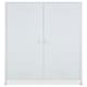 image 1 of Interiors by Premier Two Door Black Wardrobe, Customized Organation by Adjustable Shelf Wardrobe, Stylish Wardrobe With Drawers White