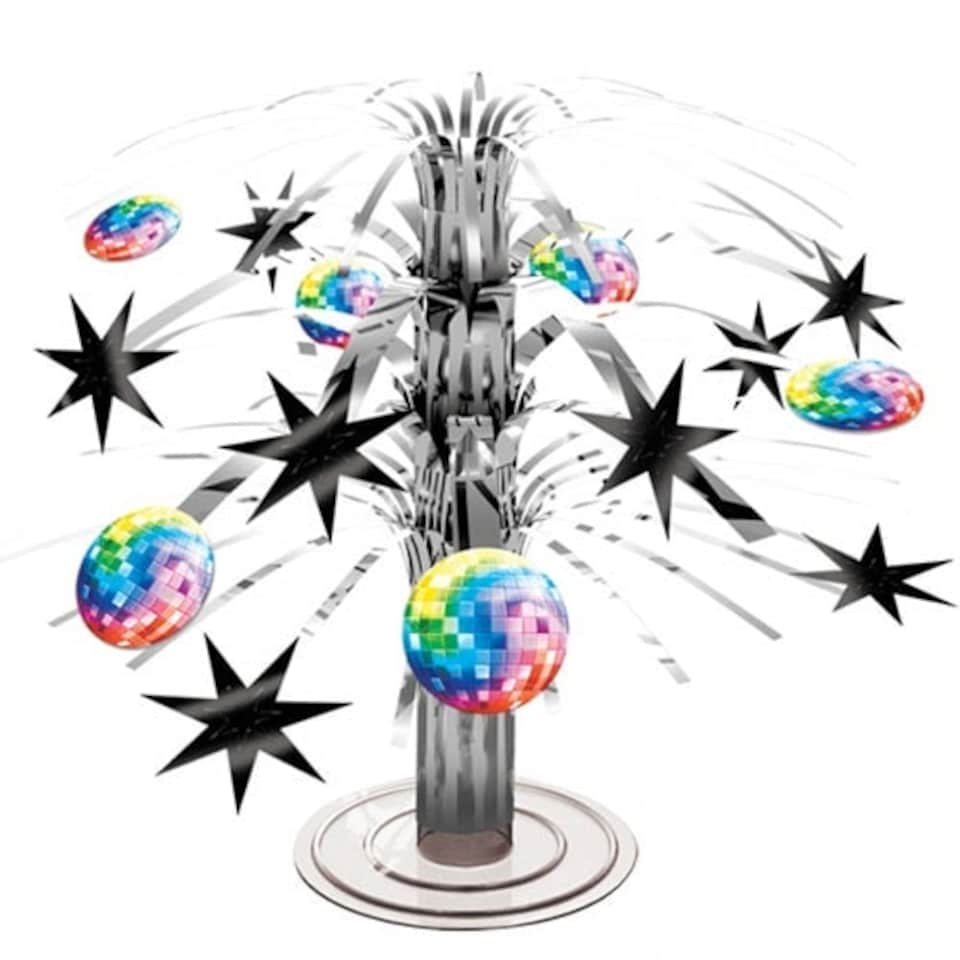 Disco Mini Cascade Centrepiece Table Decoration 19cm